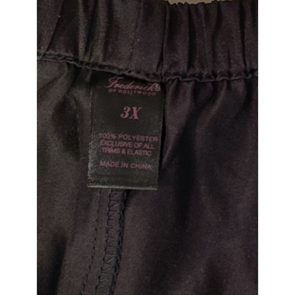 2 Piece Fredericks of Hollywood, Satin Lattice PJ Set, Cami And Bottoms‎ 3X NEW - Picture 8 of 10